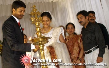 Joseph Soumya Wedding Photos